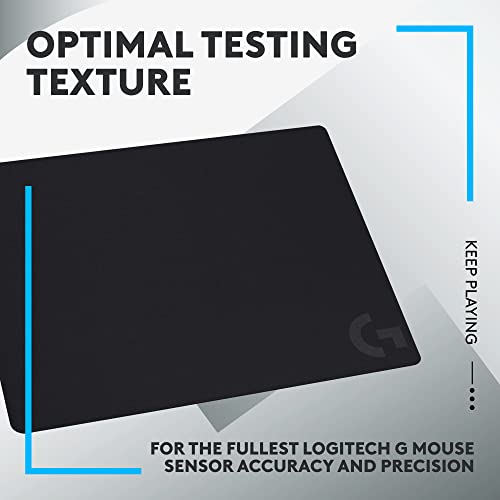 Eco-Friendly Logitech G240 Cloth Gaming Mouse Pad, Optimized for Sensors, Kit