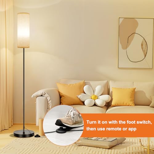 Eco-Friendly FRIDEKO HOME Floor Lamp, 9W 800LM Color Changing Smart Lamp for Daily Use