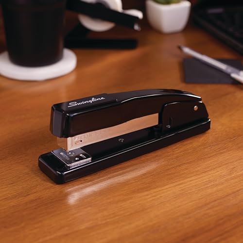 refined Swingline Commercial Stapler, 20 Sheet Capacity, Jam Free, Metal, 2 Kit
