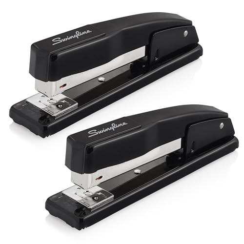 refined Swingline Commercial Stapler, 20 Sheet Capacity, Jam Free, Metal, 2 Kit