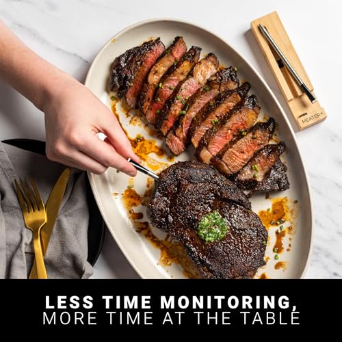 Minimalist MEATER Plus: Smart Bluetooth Wireless Meat Thermometer Digital | BBQ, Essentials