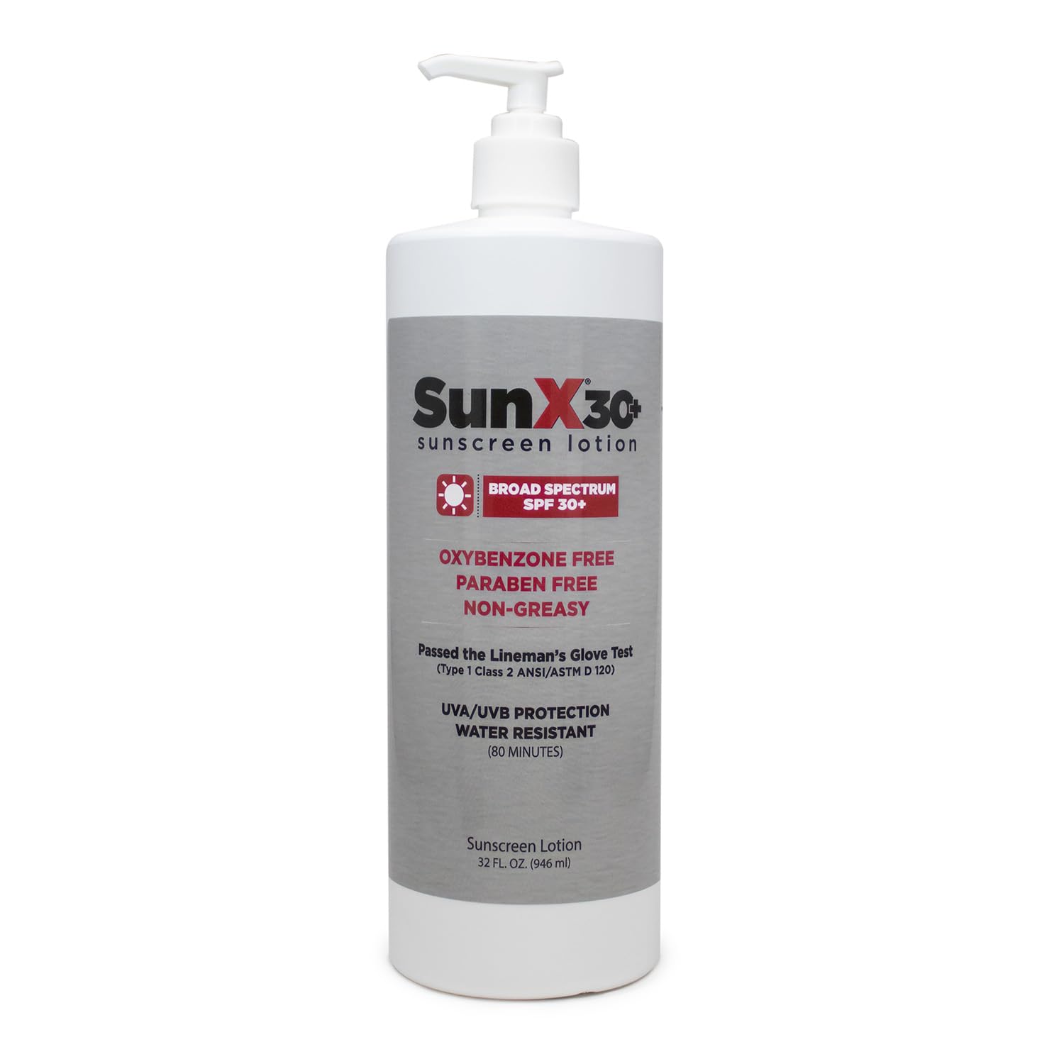 CoreTex Sun X 50 SPF Broad Spectrum Sunscreen Lotion - 4oz Bottle of Paraben, Oxybenzone, Octinoxate, & Oil Free Sunscreen - No White Cast and Water Resistant Up to 80 Minutes