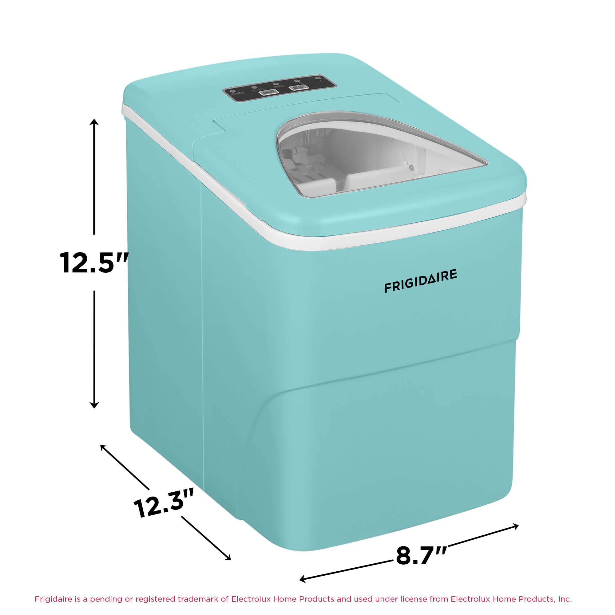 Frigidaire EFIC108 Counter top Portable, 26 lb per Day Compact Ice Maker Machine
