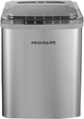 Frigidaire Portable Countertop Ice Maker, Stainless Steel, 26 lbs per Day, Self-Cleaning, Digital LED Control, 2.1 Qt Tank
