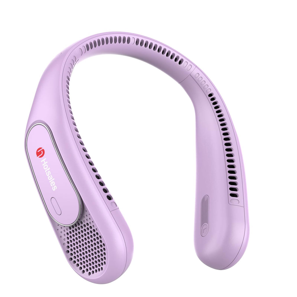 Hotsales Neck Fan, Hands Free Bladeless Neck Fans Portable Rechargeable, 6000 mAh Battery Operated Wearable Personal Fan, Cooling Neck Fan, 3 Speeds, USB Fan Gifts for Men, Women, Travel, Outdoor