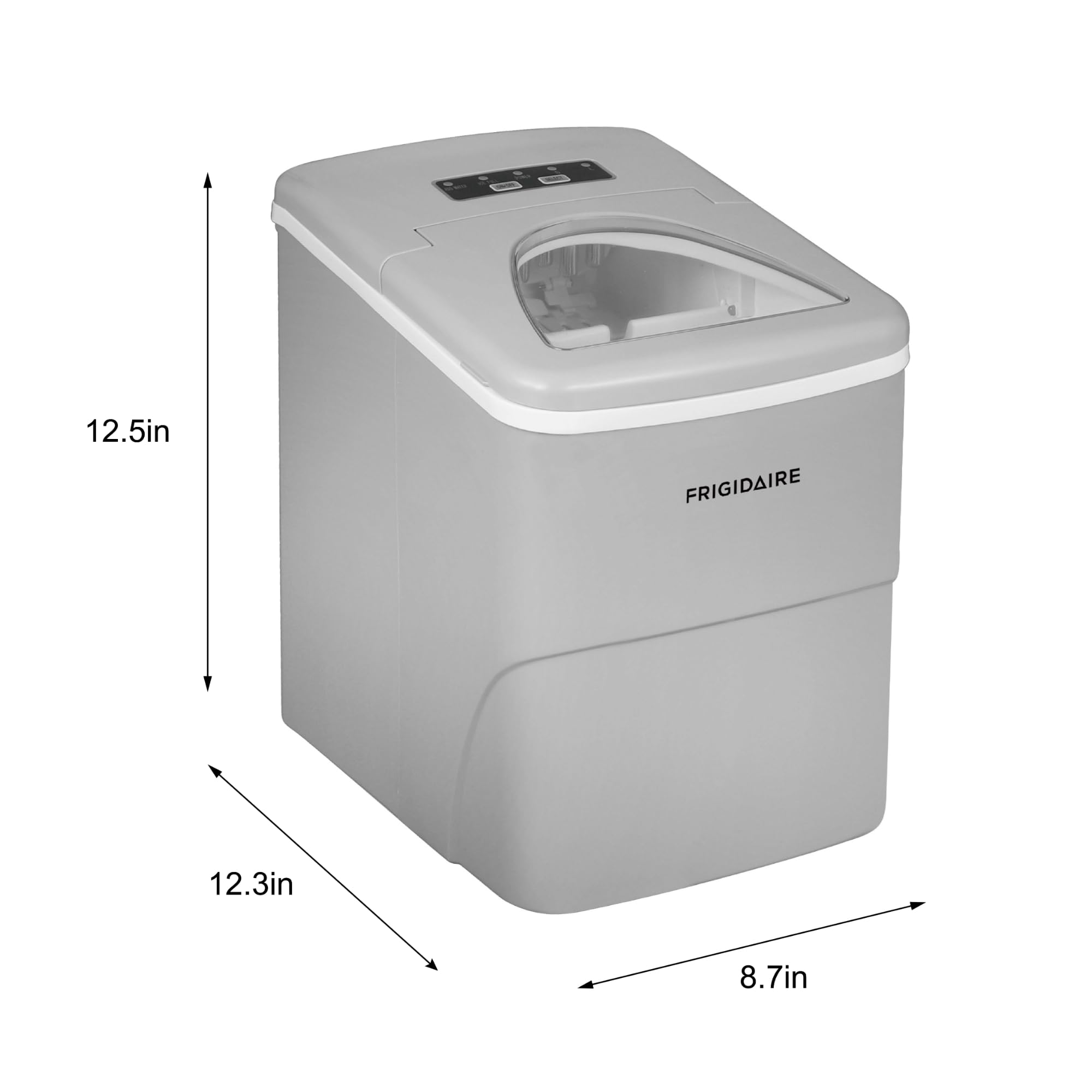 Frigidaire EFIC108 Counter top Portable, 26 lb per Day Compact Ice Maker Machine