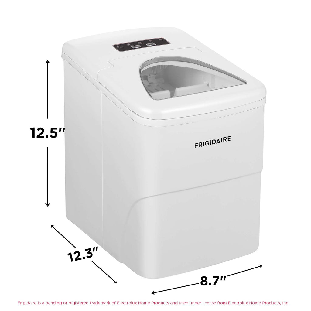 Frigidaire EFIC108 Counter top Portable, 26 lb per Day Compact Ice Maker Machine