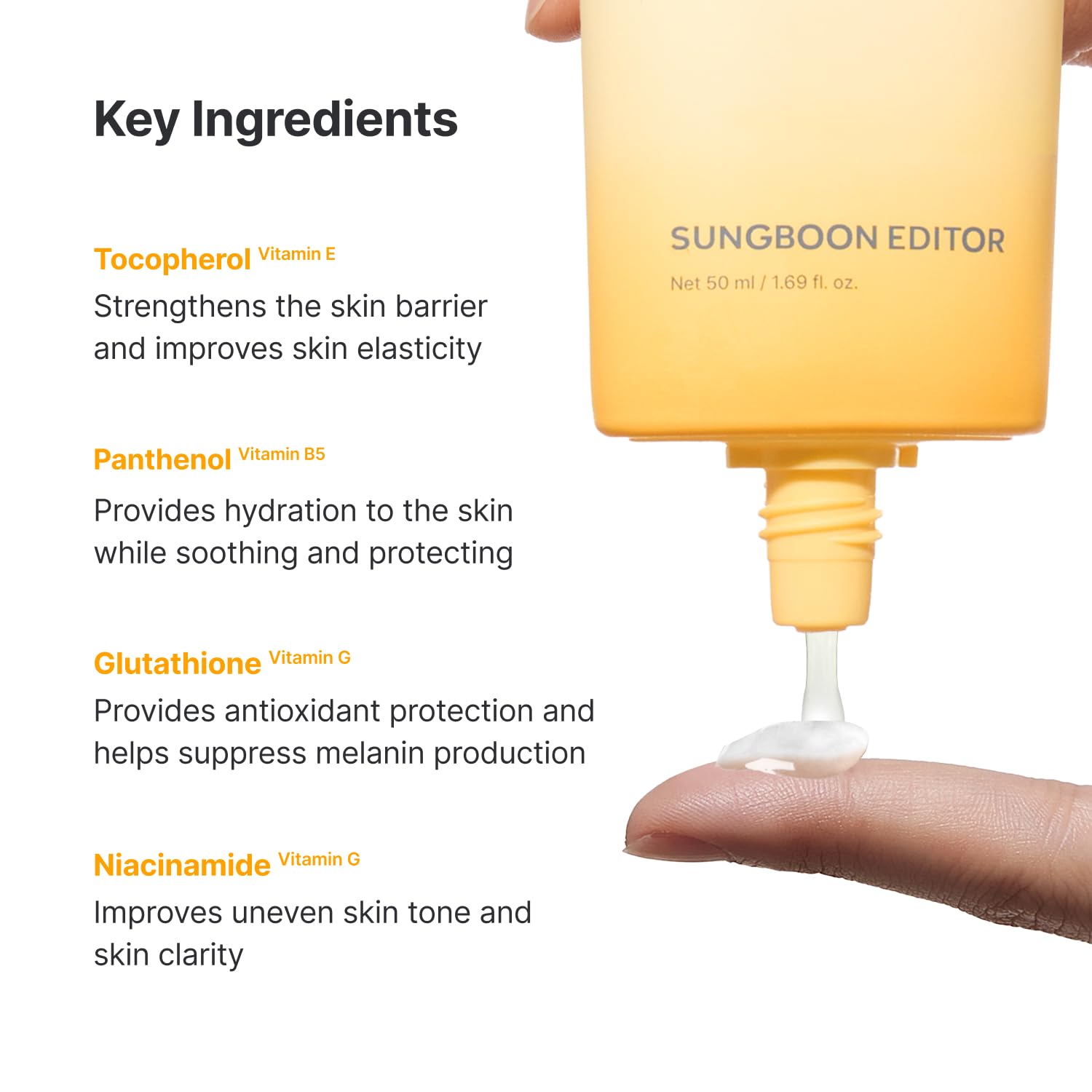 SUNGBOON EDITOR Daily Invisible Blurring Sunscreen with Broad Spectrum SPF 40 Invisible Sunscreen for Face, Makeup Primer SPF, 50ml, 1.69 fl.oz, Oil Free, Weightless