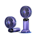 Handheld fan usb mini portable rechargeable small digital display folding aromatherapy electric