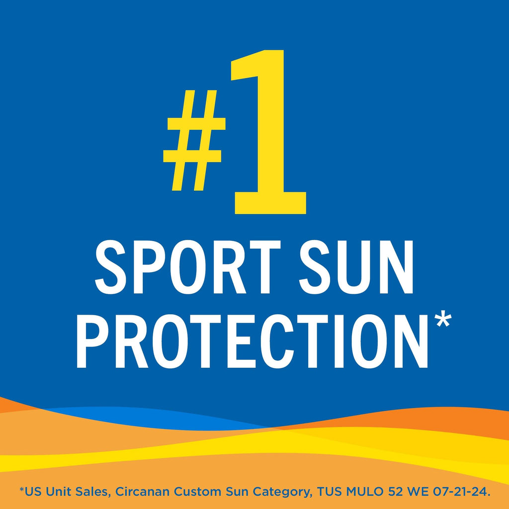 Banana Boat Sport Sunscreen Lotion, SPF 50, 10 Oz Each, Twin Pack | HIGH-PERFORMANCE SUNSCREEN with a non-greasy feel and won't clog pores