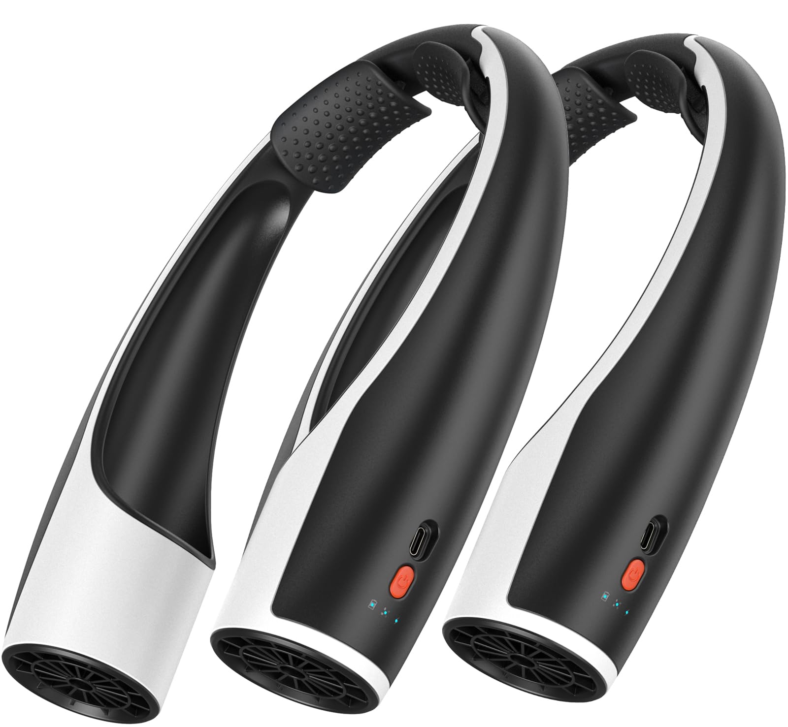 Rohent Portable Hands-Free Neck Fan - 4000mAh Battery, USB-C Rechargeable, Ultra-Quiet, 4 Adjustable Speeds – Perfect for Office, Outdoor, and Travel Use