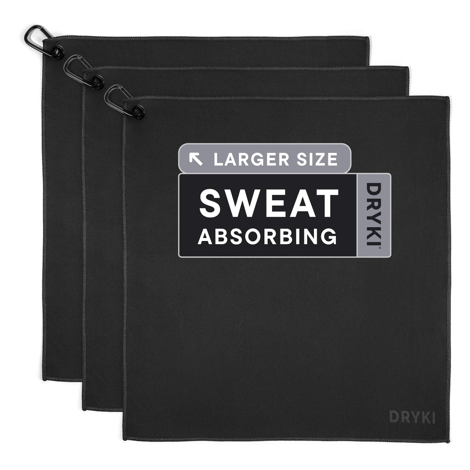 DRYKI Pocket-Sized Sweat Towels - The Original Sweat Absorbing Handkerchiefs - Quick-Dry Microfiber Sweat Rags for Face, Hands, & Body - Men & Women - Gym, Sports, and Work (Desert: 5 Pack)