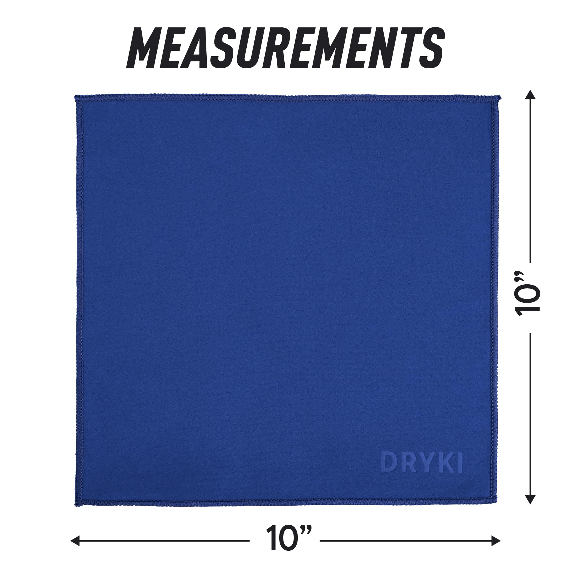 DRYKI Sweat Absorbing Handkerchiefs - The Original Pocket-Sized Sweat Towels - Quick-Dry Microfiber Sweat Rags for Face, Hands, & Body - Men & Women - Gym, Sports, and Work (Forest: 5 Pack)