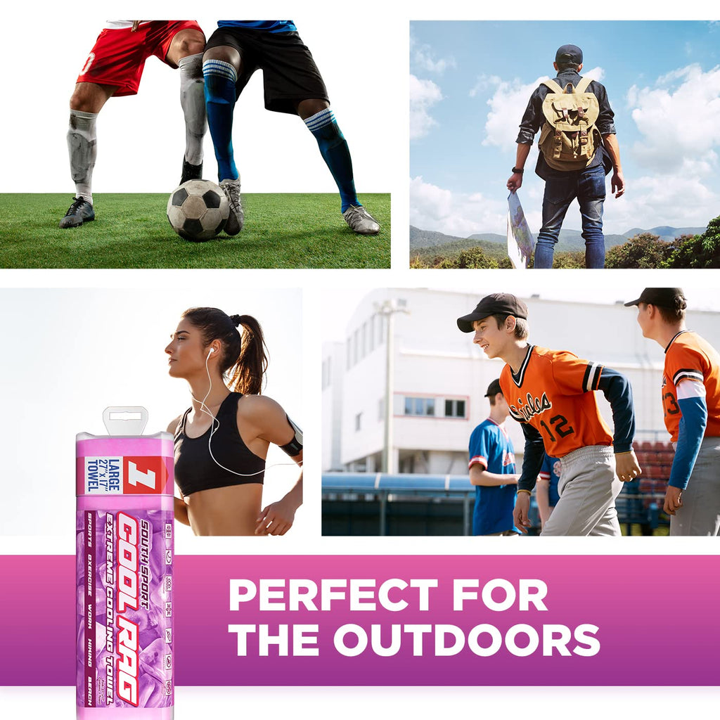 Cool Cool RAG Extreme Cooling Towel for Heat Relief - PVA Cooling Towel for Workout, Gym, Running and for Other Outdoor Sports - Cooling Rag for Neck - Cool Towel for Quick Cooling
