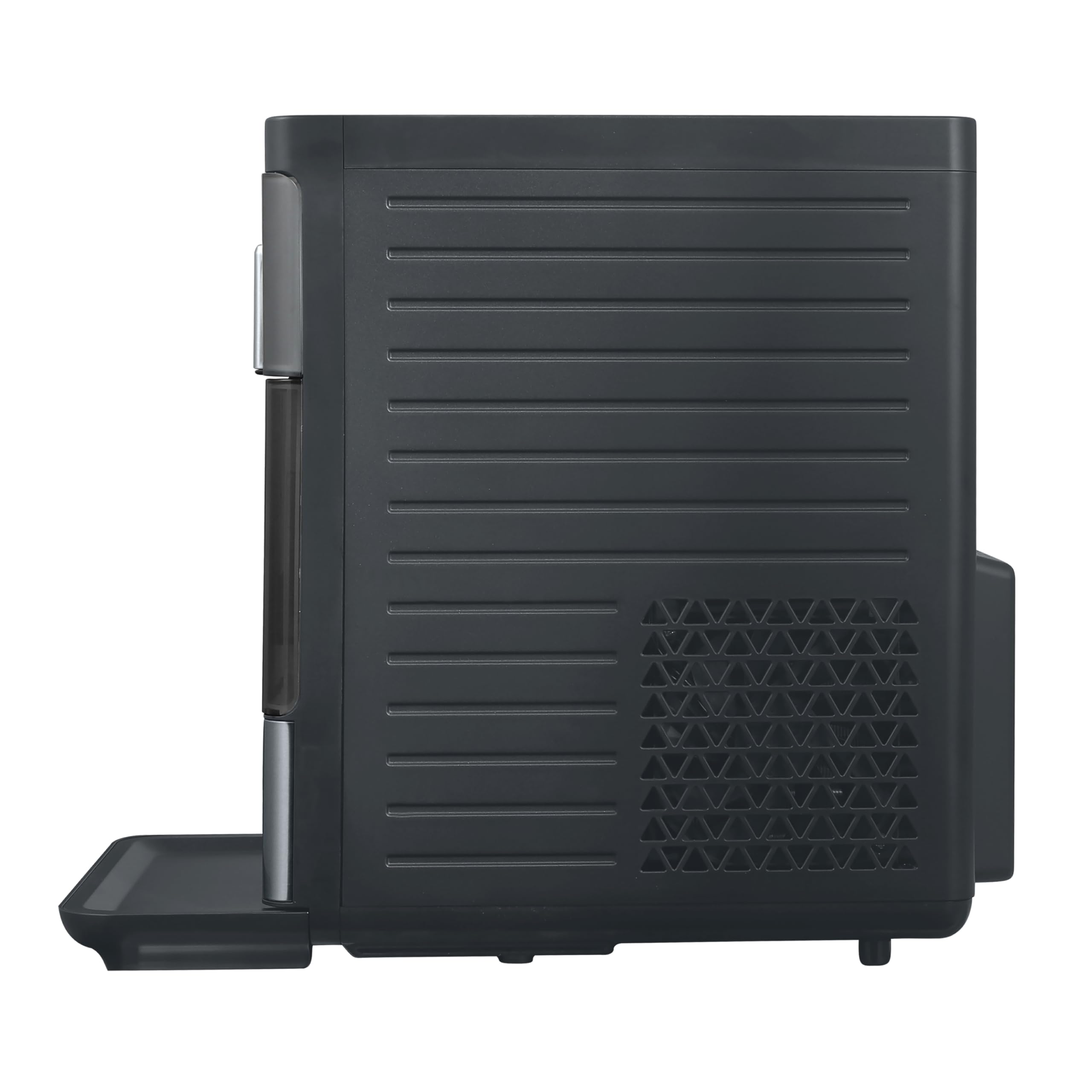 Frigidaire Gallery, 33 Lbs. Countertop Ice Maker, Nugget Shaped Ice, Stainless Steel Trim (Black)