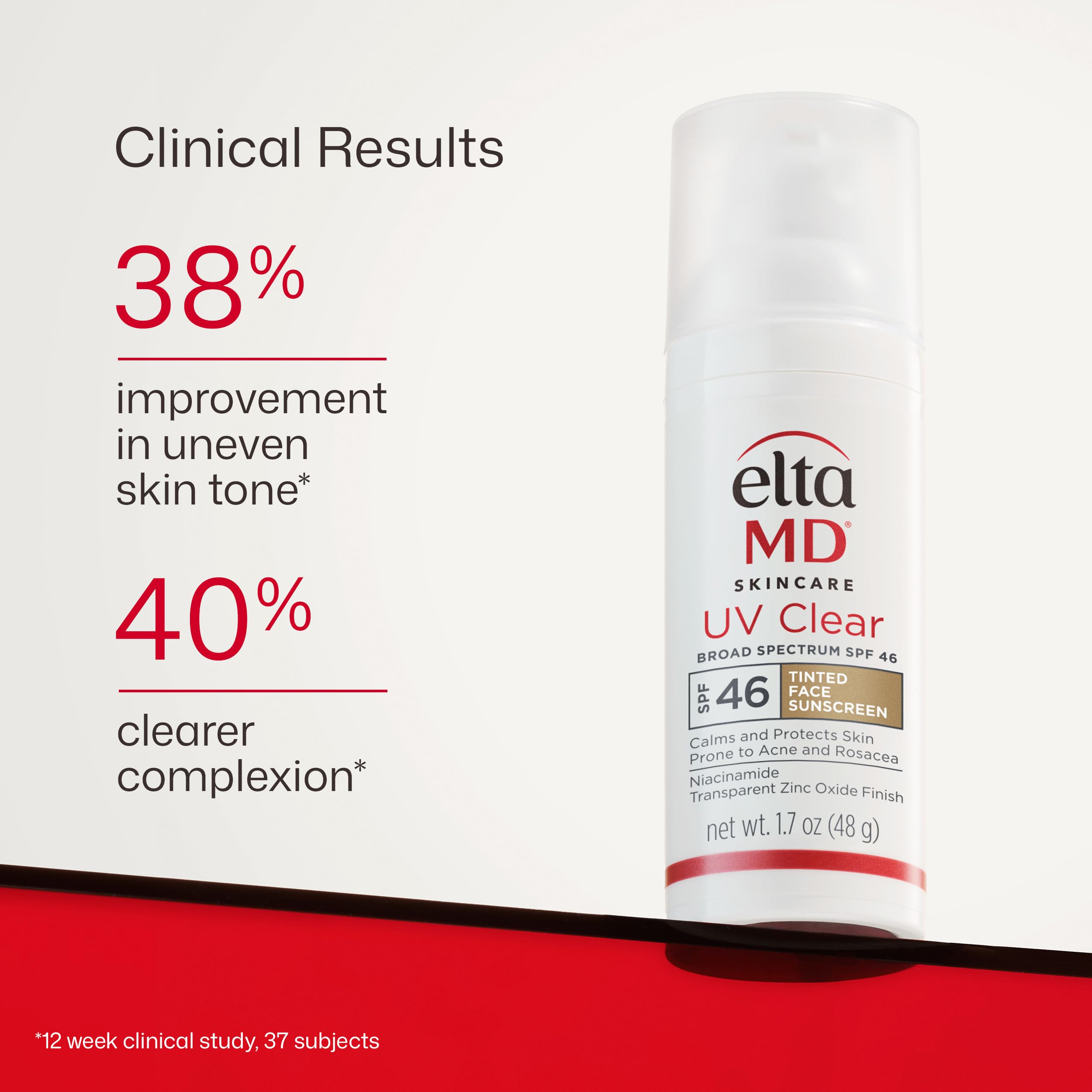 EltaMD UV Clear Face Sunscreen SPF, Oil-Free Sunscreen with Zinc Oxide, Dermatologist Recommended