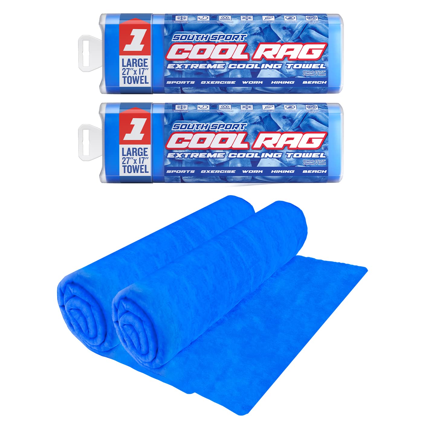 Cool Cool RAG Extreme Cooling Towel for Heat Relief - PVA Cooling Towel for Workout, Gym, Running and for Other Outdoor Sports - Cooling Rag for Neck - Cool Towel for Quick Cooling