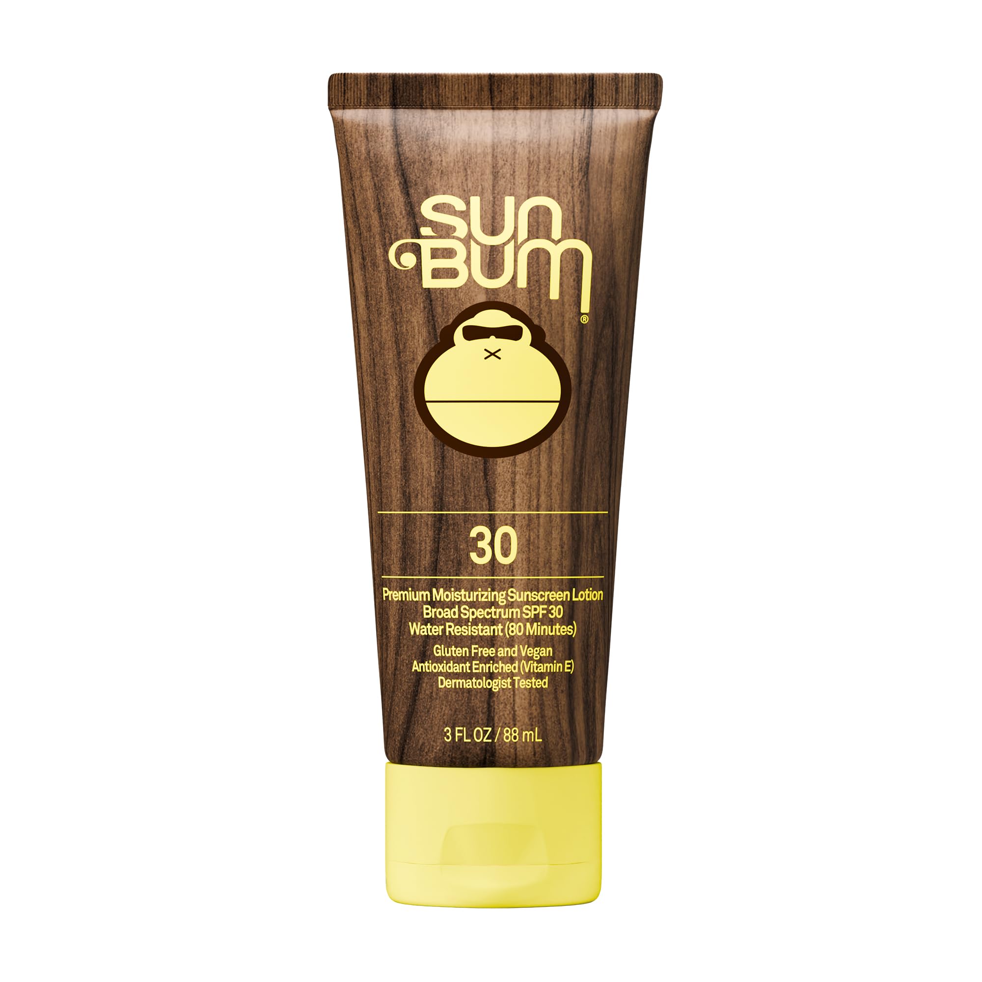 Sun Bum Original SPF 50 Sunscreen Body Lotion - Broad Spectrum Moisturizing Sunscreen with Vitamin E - Hawaii 104 Act Compliant (Made without Octinoxate & Oxybenzone) - Travel Size - 3 oz