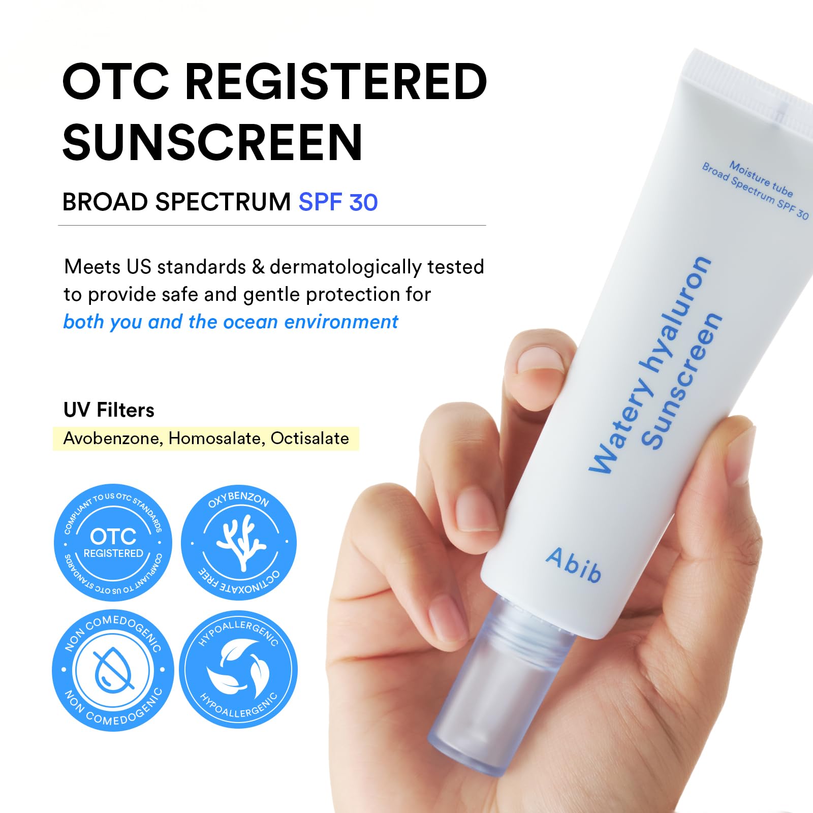 Abib Airy Sunstick Protection Bar SPF50+ Broad Spectrum, Semi-Matte Sunscreen Stick for Oily & Combination Skin, No White Cast, Water-Resistant, Korean Sunscreen, 0.81 oz / 23 g