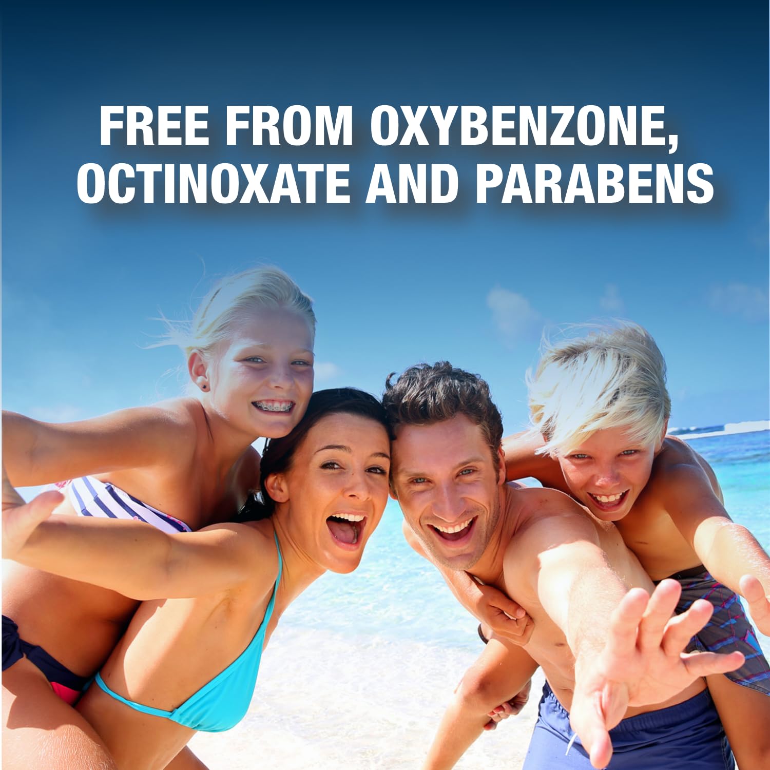 CoreTex Sun X 50 SPF Broad Spectrum Sunscreen Lotion - 4oz Bottle of Paraben, Oxybenzone, Octinoxate, & Oil Free Sunscreen - No White Cast and Water Resistant Up to 80 Minutes