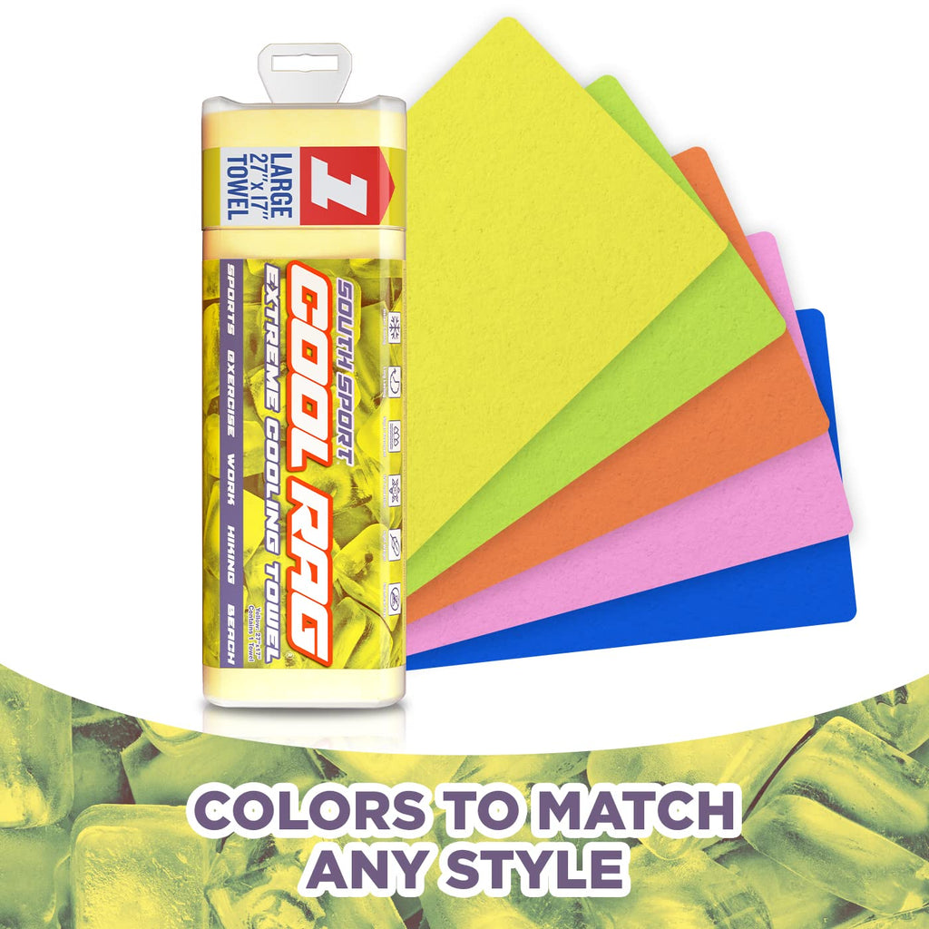 Cool Cool RAG Extreme Cooling Towel for Heat Relief - PVA Cooling Towel for Workout, Gym, Running and for Other Outdoor Sports - Cooling Rag for Neck - Cool Towel for Quick Cooling