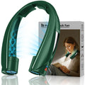 Laimiod Neck Fan - Portable Neck Fan with LED Book Light, 6-20h Long Battery Life, 6 Speeds Adjustable, USB-C Rechargeable, Hands-Free Wearable Fan, Cooling Personal Fan Gifts for Men Women Dad Mom | Comfortable Silicone Made, 6-20 Hours Long Lasting, 6 A