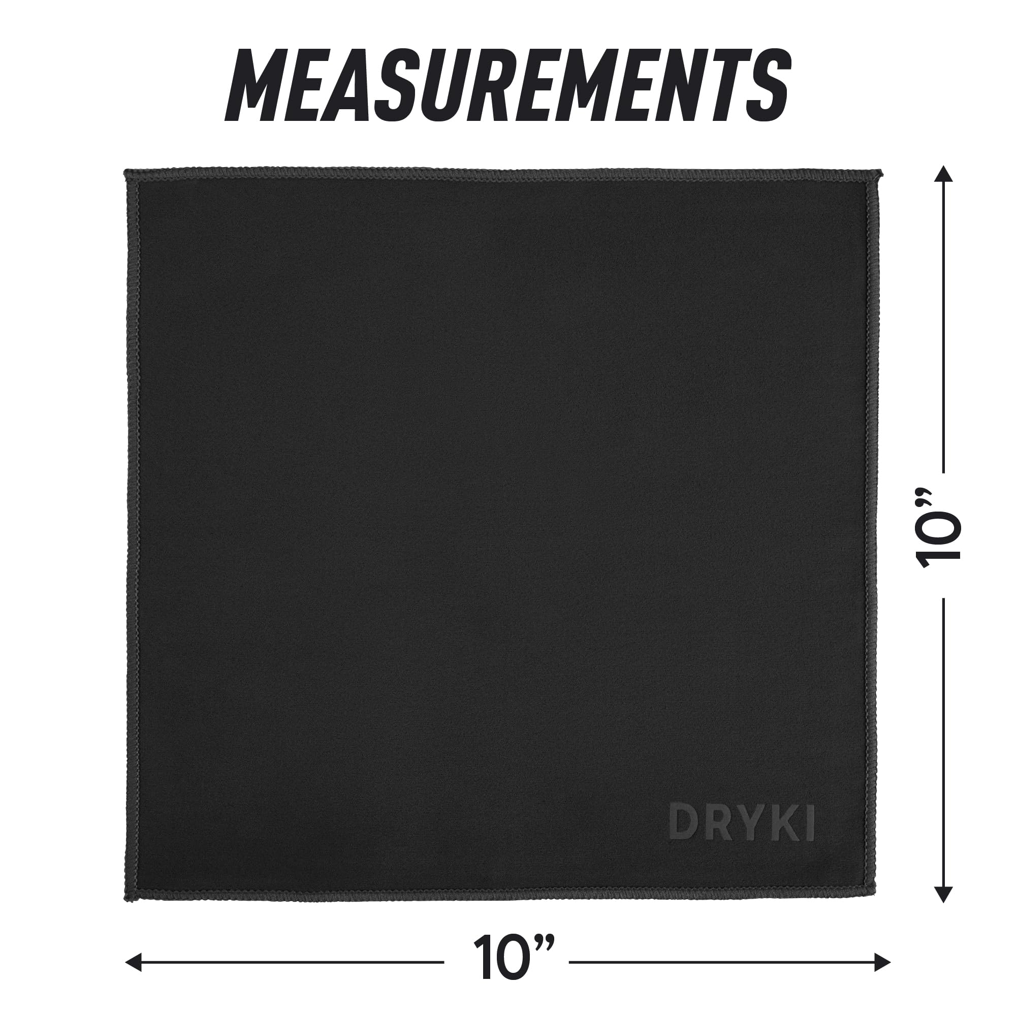 DRYKI Pocket-Sized Sweat Towels - The Original Sweat Absorbing Handkerchiefs - Quick-Dry Microfiber Sweat Rags for Face, Hands, & Body - Men & Women - Gym, Sports, and Work (Desert: 5 Pack)