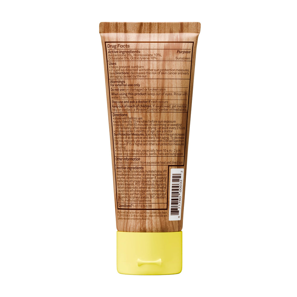 Sun Bum Original SPF 50 Sunscreen Body Lotion - Broad Spectrum Moisturizing Sunscreen with Vitamin E - Hawaii 104 Act Compliant (Made without Octinoxate & Oxybenzone) - Travel Size - 3 oz