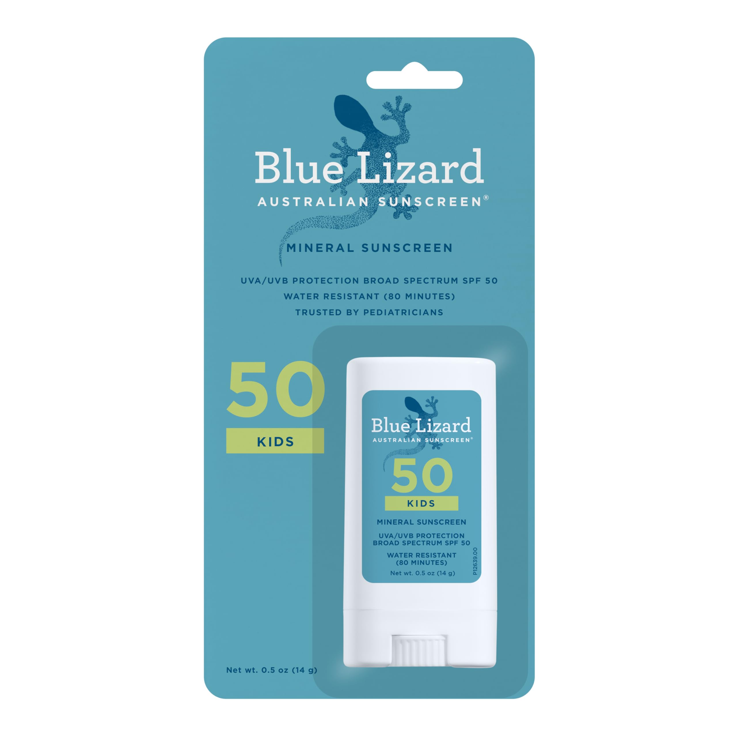 Blue Lizard Kids Mineral Sunscreen Spray SPF 50+, Brand, Broad-Spectrum UVA/UVB Protection, Water-Resistant, Zinc Oxide Formula, 5 fl oz
