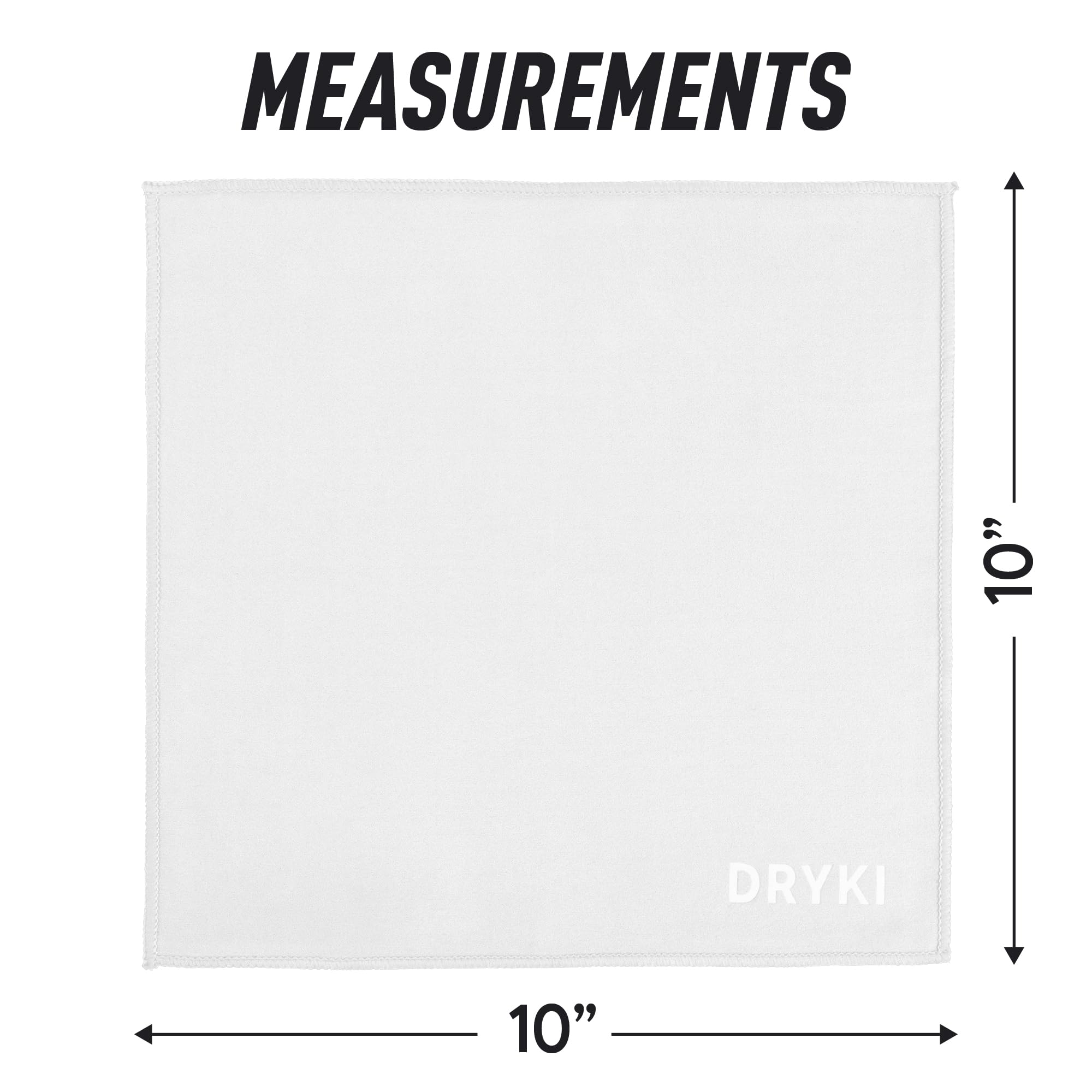 DRYKI Pocket-Sized Sweat Towels - The Original Sweat Absorbing Handkerchiefs - Quick-Dry Microfiber Sweat Rags for Face, Hands, & Body - Men & Women - Gym, Sports, and Work (Desert: 5 Pack)