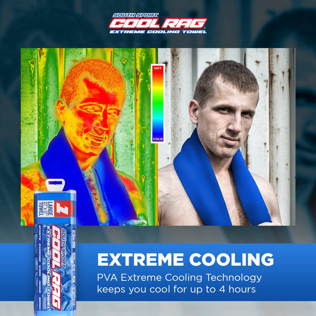 Cool Cool RAG Extreme Cooling Towel for Heat Relief - PVA Cooling Towel for Workout, Gym, Running and for Other Outdoor Sports - Cooling Rag for Neck - Cool Towel for Quick Cooling