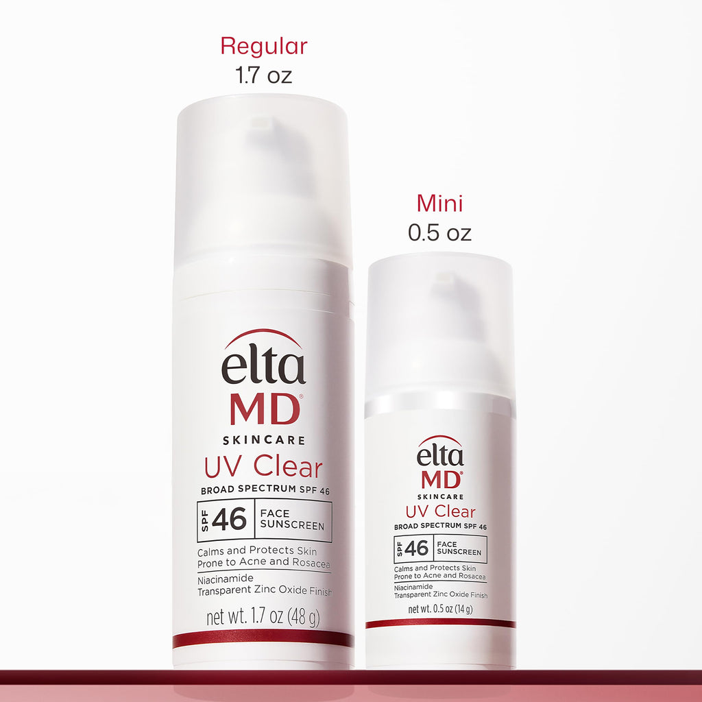 EltaMD UV Clear Face Sunscreen SPF, Oil-Free Sunscreen with Zinc Oxide, Dermatologist Recommended