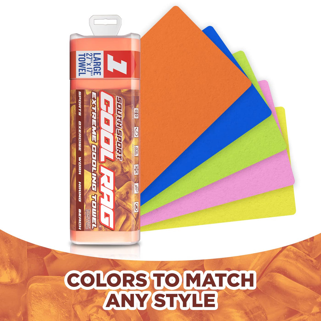 Cool Cool RAG Extreme Cooling Towel for Heat Relief - PVA Cooling Towel for Workout, Gym, Running and for Other Outdoor Sports - Cooling Rag for Neck - Cool Towel for Quick Cooling