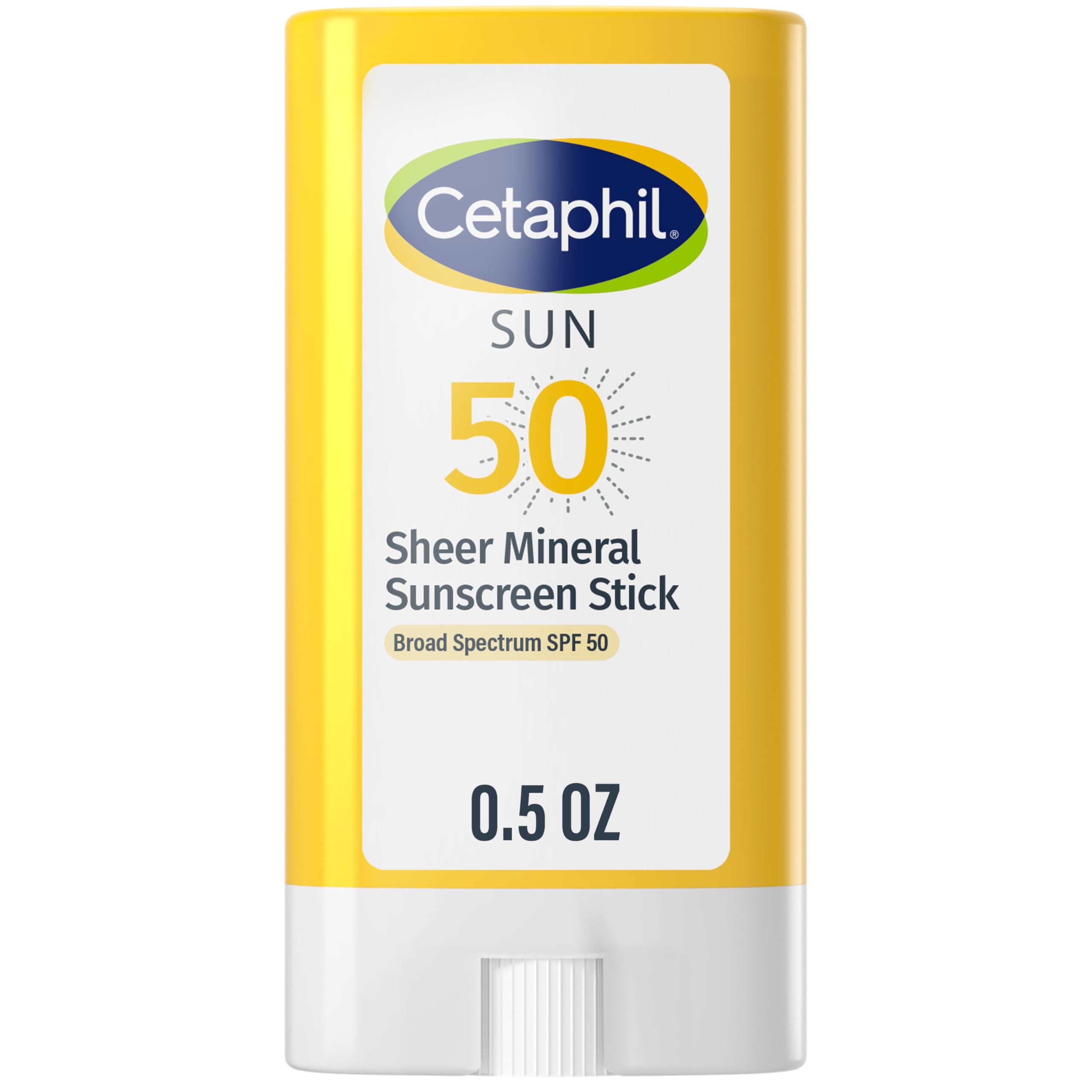 CETAPHIL Sheer Mineral Sunscreen Lotion for Face & Body 3 fl oz 100% Mineral UVA/UVB Filters: Zinc Oxide & Titanium Dioxide Broad Spectrum SPF 50 For Sensitive Skin Dermatologist Recommended Brand