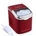 FRIGIDAIRE Retro Compact Ice Maker Machine, Bullet Ice, 26 lb per Day (BlackRoseGold)