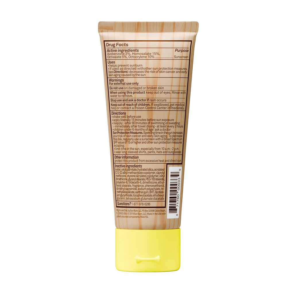 Sun Bum Original SPF 50 Sunscreen Body Lotion - Broad Spectrum Moisturizing Sunscreen with Vitamin E - Hawaii 104 Act Compliant (Made without Octinoxate & Oxybenzone) - Travel Size - 3 oz