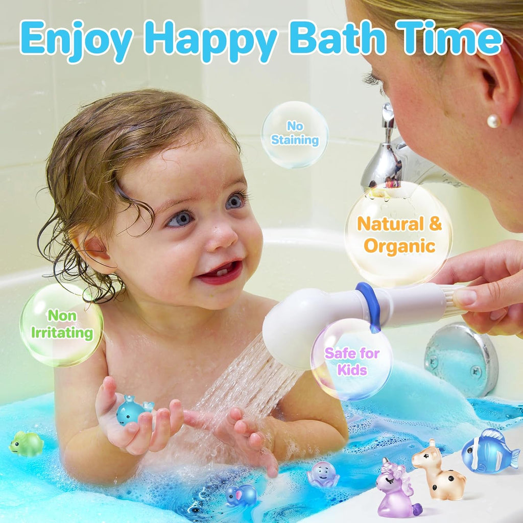 Bath Bombs for Kids with Toys Inside - 24 Pack Kid Bath Bombs with Glow in The Dark Surprise Toys Inside, Child-Safe Natural Bath Bombs, Birthday Gifts for Kids Girls Boys, Organic Bubble Bath Fizzy