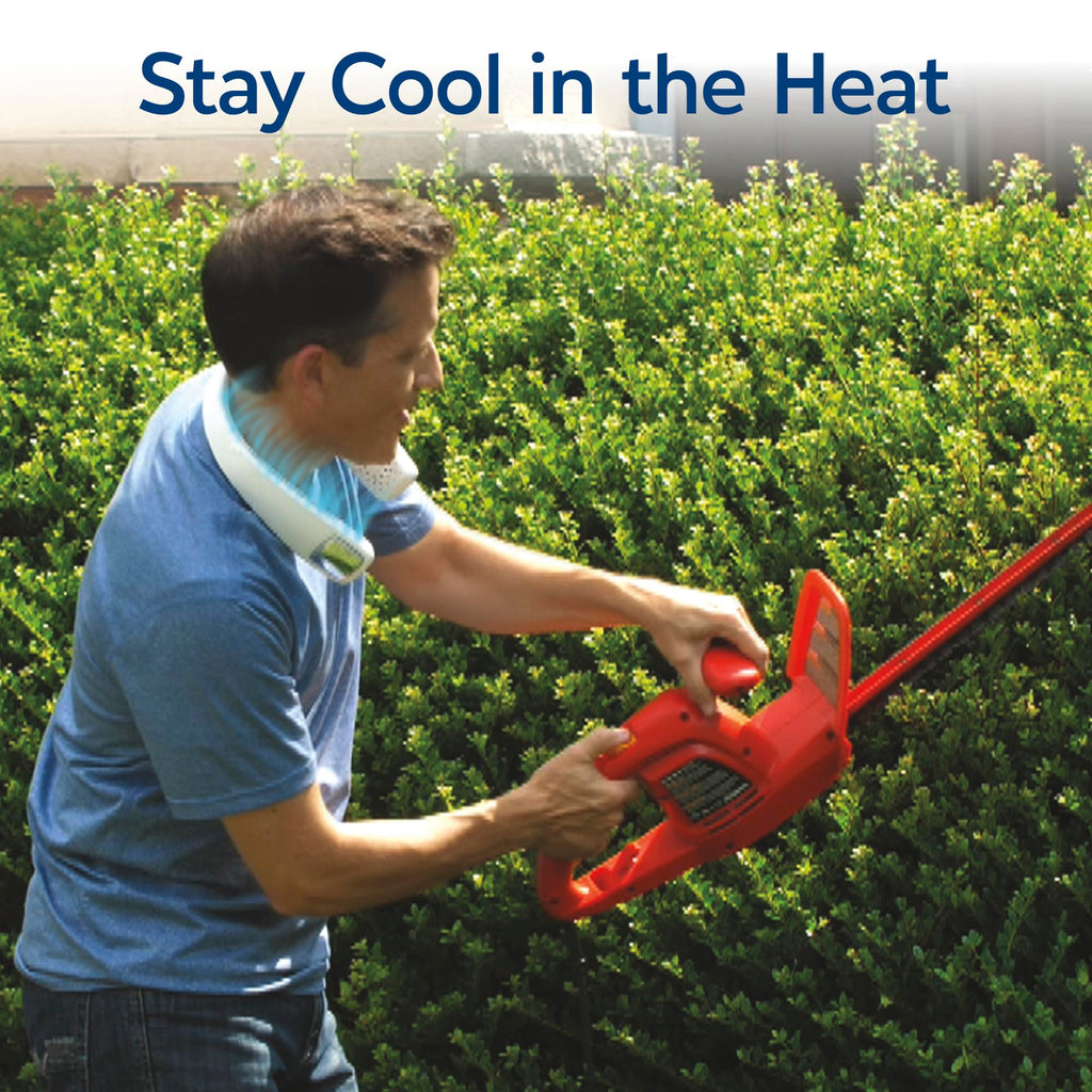 Arctic Air Freedom Personal Air Cooler - Portable 3-Speed Neck Fan, Hands-Free Wearable Design, Lightweight, Cordless And Rechargeable