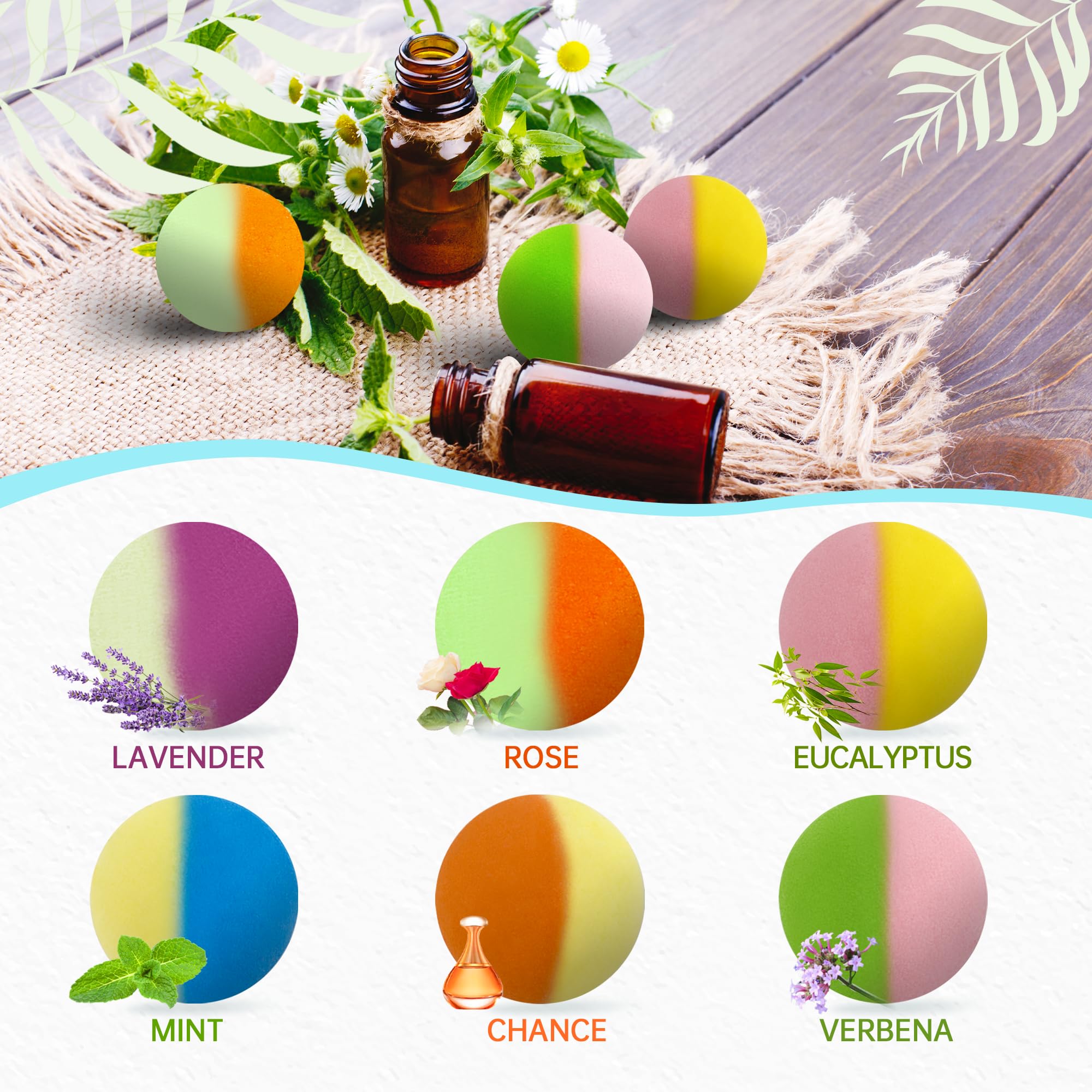30 Pcs Bath Bomb Gift Set, Natural Organic Mini Bath Bombs, Handmade with Rich Fizz - Birthday Gift for Kids/Women/Men, Mother's Day, Ideal Gift for Valentine's Day