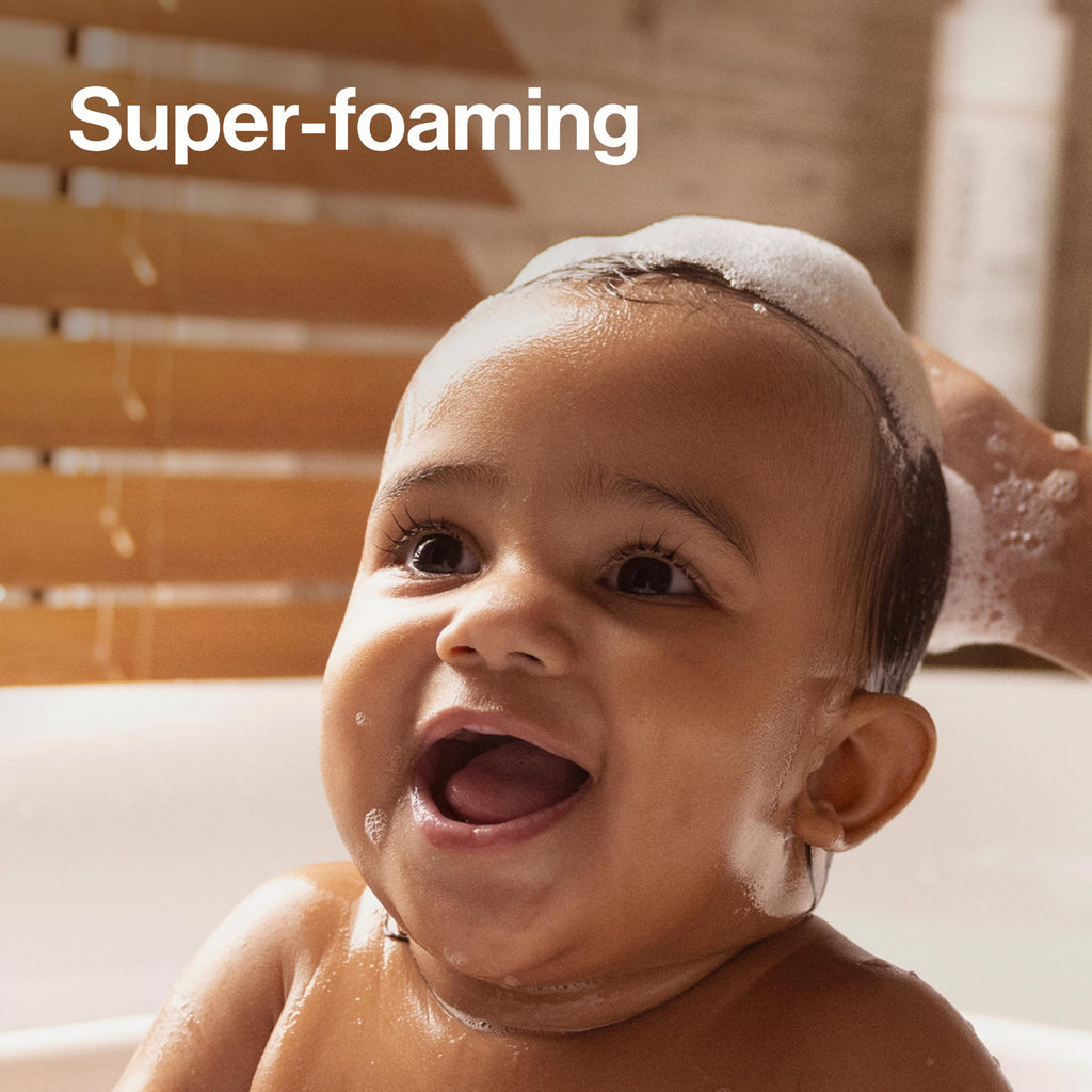 The Honest Company Foaming Bubble Bath, Naturally Derived, Tear-free, Hypoallergenic, Citrus Vanilla Refresh, 12 fl oz