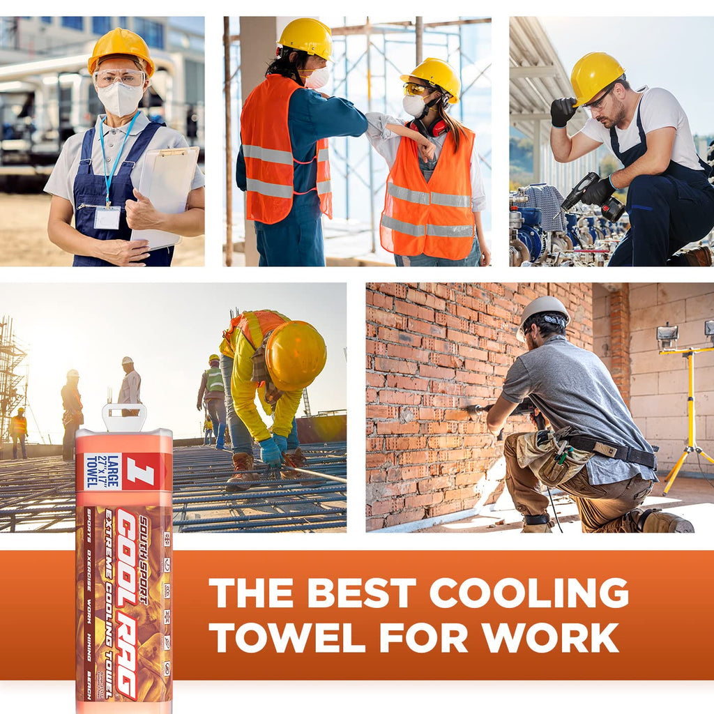 Cool Cool RAG Extreme Cooling Towel for Heat Relief - PVA Cooling Towel for Workout, Gym, Running and for Other Outdoor Sports - Cooling Rag for Neck - Cool Towel for Quick Cooling