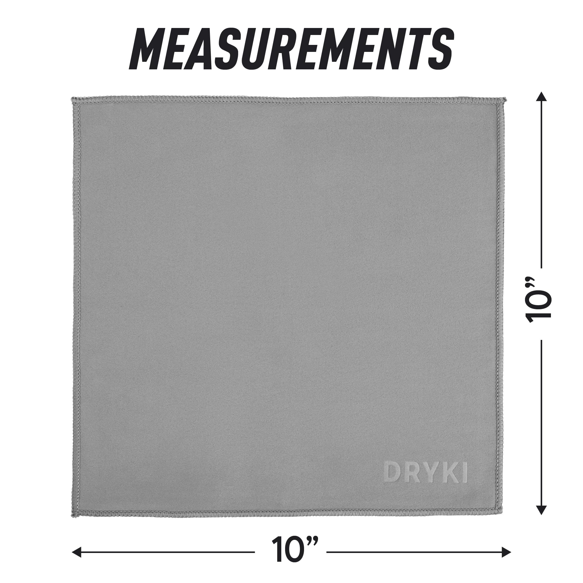 DRYKI Pocket-Sized Sweat Towels - The Original Sweat Absorbing Handkerchiefs - Quick-Dry Microfiber Sweat Rags for Face, Hands, & Body - Men & Women - Gym, Sports, and Work (Desert: 5 Pack)
