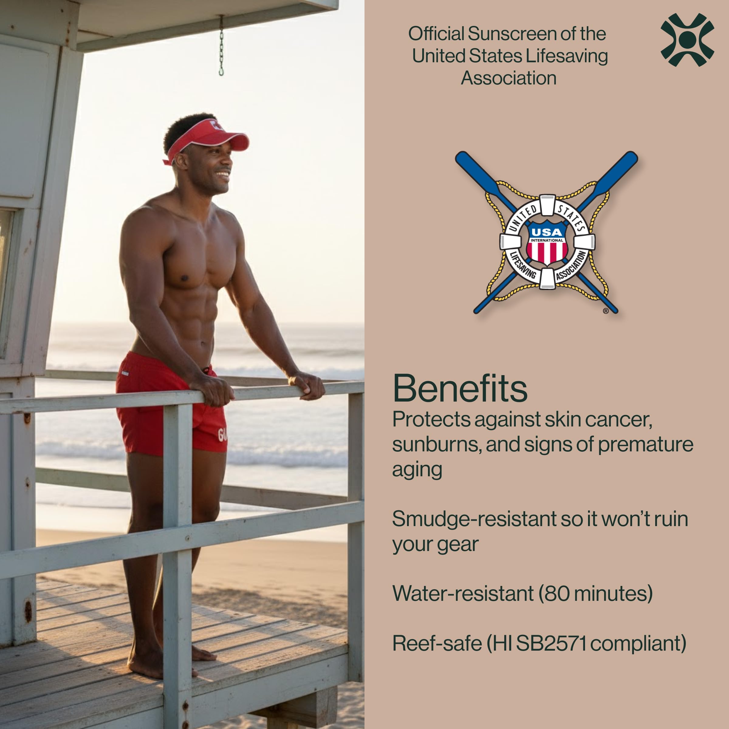 Dermasport SPF 50 Facial Sunscreen Lotion for Athletes, Zinc Oxide Hydrating, Non-Greasy, Broad Spectrum Sun Protection, Oil-Free, Reef-Safe, Face Sunscreen Resistant to every Sport
