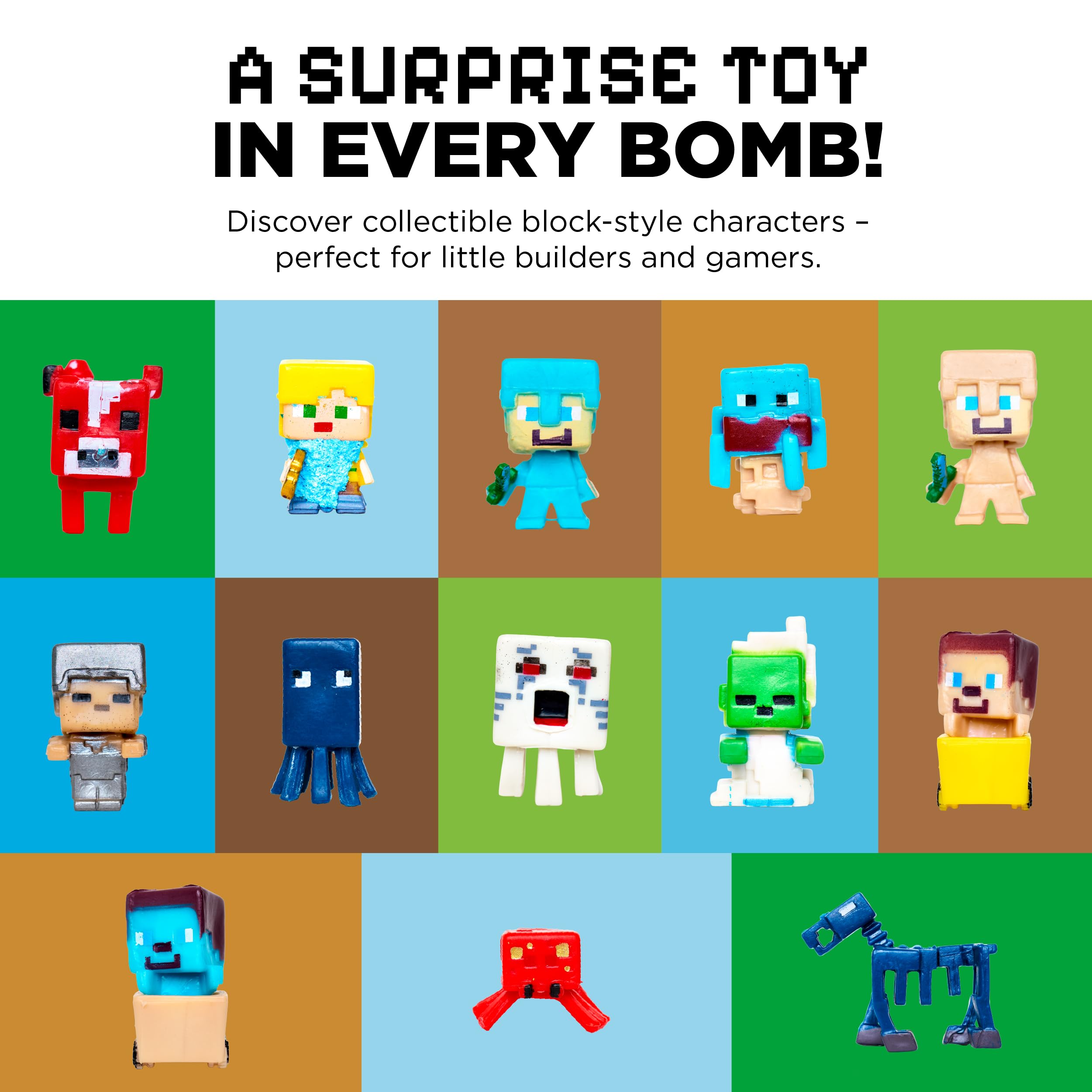 Superhero Bath Bombs for Kids & Boys with Surprise Hero Toys Inside (1 Pack) - Large Bubble Bath Bombs for Boys & Girls - Birthday Gift & Goodie Bags for Kids - Fruity Scent, USA Made by Two Sisters