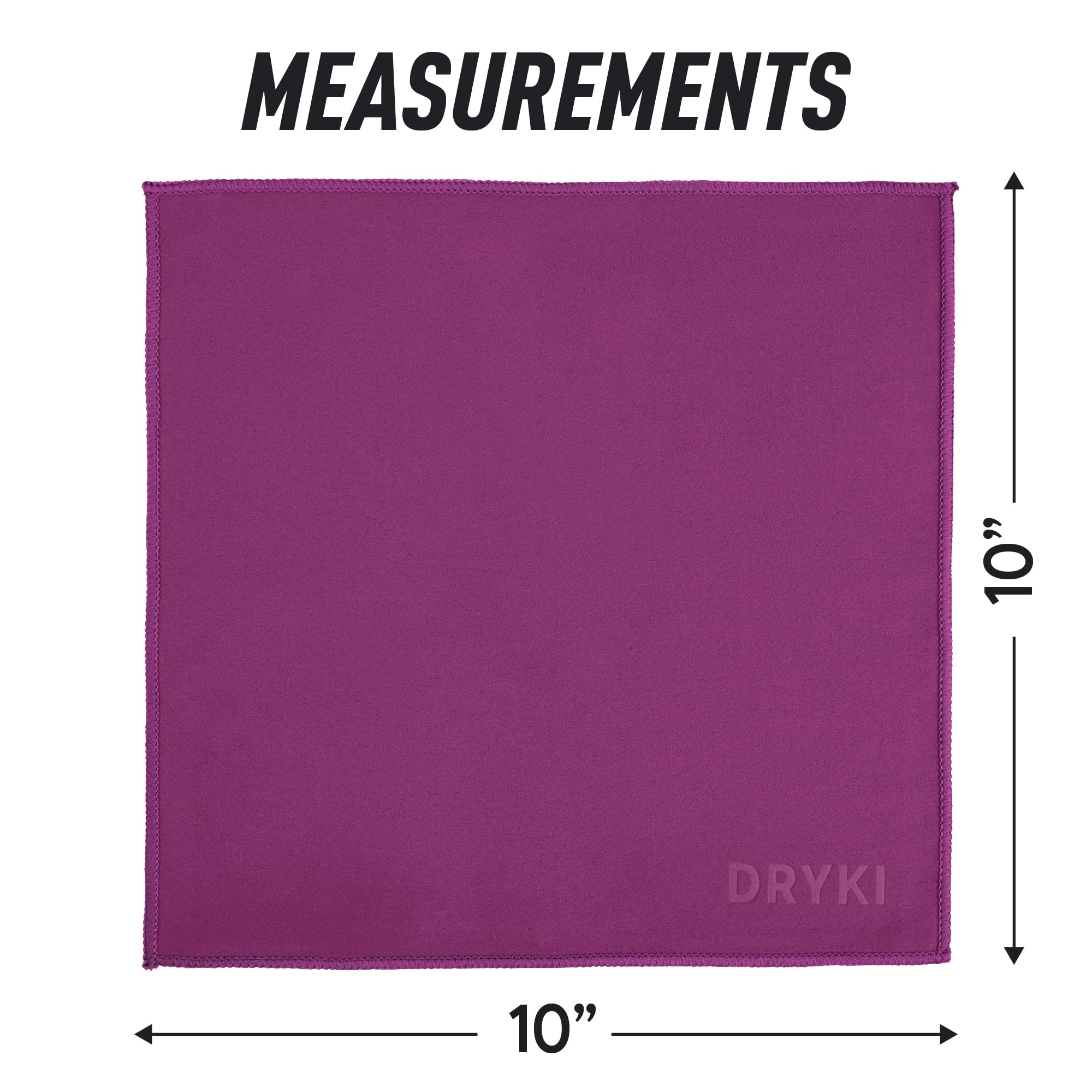 DRYKI Pocket-Sized Sweat Towels - The Original Sweat Absorbing Handkerchiefs - Quick-Dry Microfiber Sweat Rags for Face, Hands, & Body - Men & Women - Gym, Sports, and Work (Desert: 5 Pack)