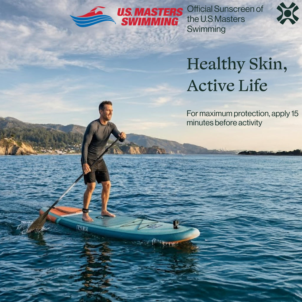 Dermasport SPF 50 Facial Sunscreen Lotion for Athletes, Zinc Oxide Hydrating, Non-Greasy, Broad Spectrum Sun Protection, Oil-Free, Reef-Safe, Face Sunscreen Resistant to every Sport