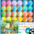 Bath Bombs for Kids with Surprise Inside – 24 Pack Handmade Bath Bombs with Glow-in-the-Dark Land & Sea Toys, Fizzy Bath Salt Balls, Birthday Party Favors for Boys and Girls