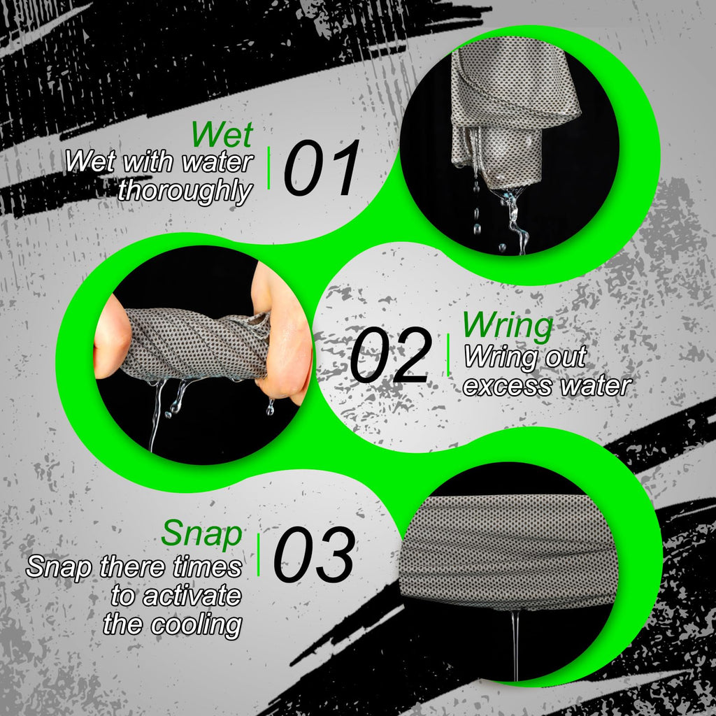 Bencailor 6 Pcs Cooling Hoodie Towel for Face Sport Hood Towel Cooling Towels Neck Cooler Cooling Neck Wraps Soft Breathable Chilly Camping Towels Absorbent Microfiber Towel