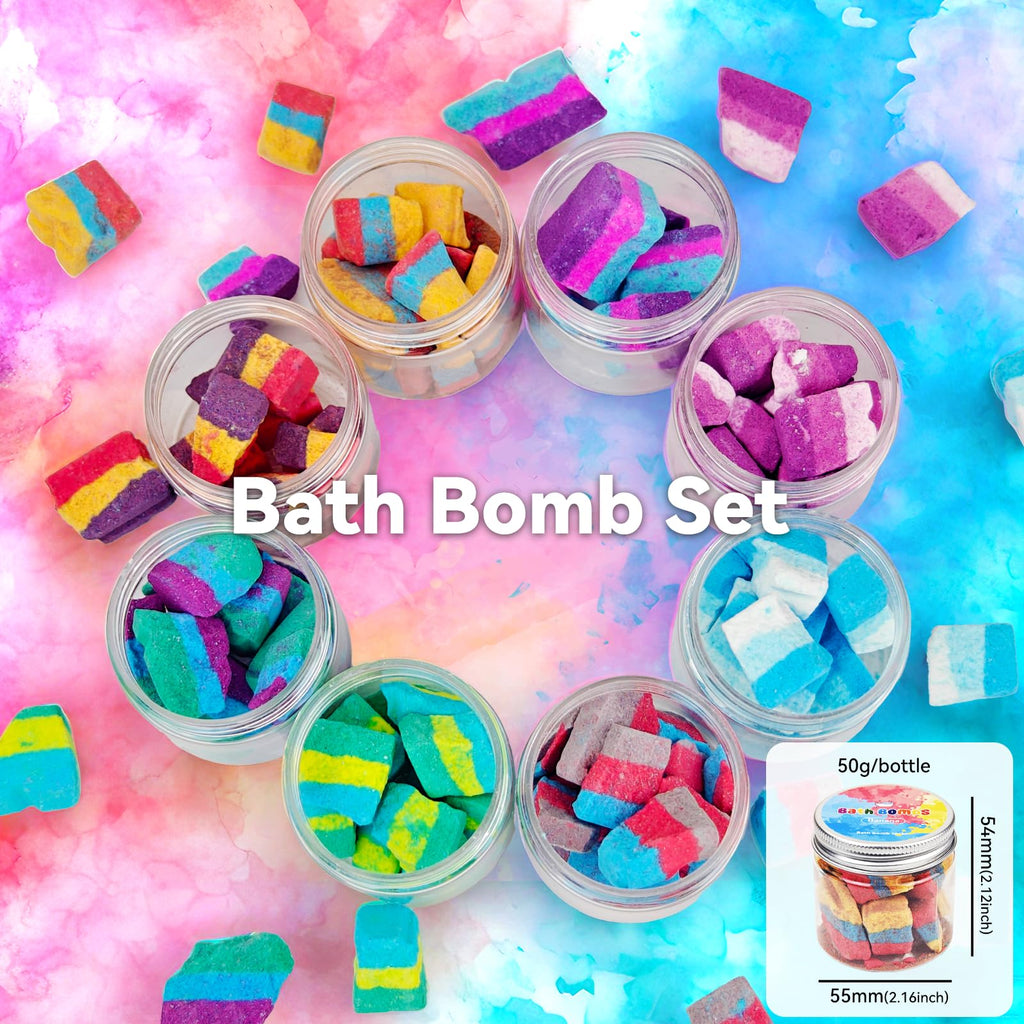 Valentines Bath Bombs Shower Steamers: Handmade Natural Bath Balls with Surprise for Women Gift Set - Relaxing Bubble Bathbombs Scented Rose Hearts Flower Romantic Birthday for Girls Kids Mom