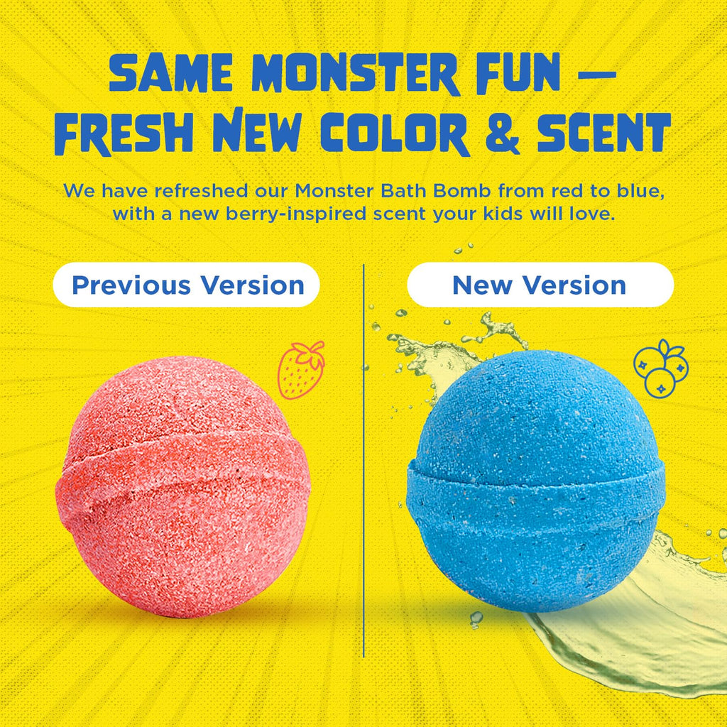 Superhero Bath Bombs for Kids & Boys with Surprise Hero Toys Inside (1 Pack) - Large Bubble Bath Bombs for Boys & Girls - Birthday Gift & Goodie Bags for Kids - Fruity Scent, USA Made by Two Sisters